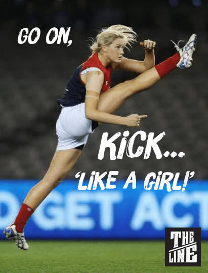 Kick like a gal!